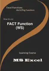 Free Download PDF Books, FACT Function _ How to use in Worksheet