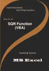 Free Download PDF Books, SQR Function _ How to use in VBA