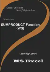 Free Download PDF Books, SUMPRODUCT Function _ How to use in Worksheet