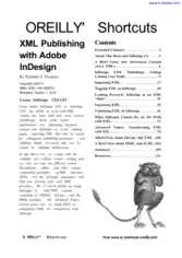 Free Download PDF Books, XML Publishing With Indesign CS