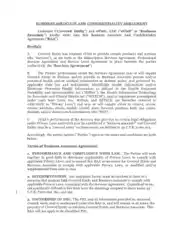 Free Download PDF Books, Business Associate Confidentiality Agreement Template