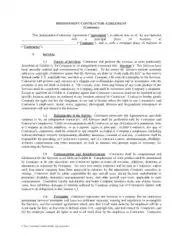 Free Contractor Confidentiality Agreement Template