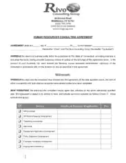 HR Consultant Confidentiality Agreement Template