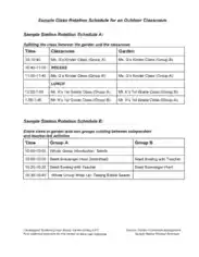 Free Download PDF Books, Station Schedule Rotation Template