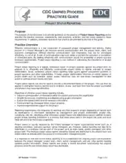Project Status Report Practice Guide Template