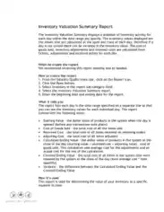Free Download PDF Books, Valuation Summary Report Template