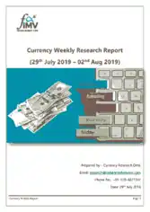 Currency Weekly Research Report Template