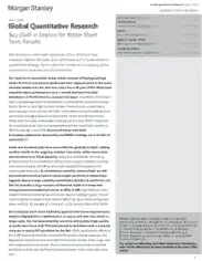 Free Download PDF Books, Global Quantitative Research Report Template