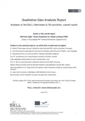 Qualitative Data Analysis Research Report Template