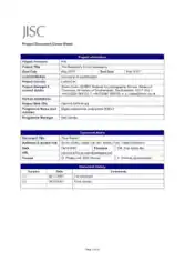 Free Download PDF Books, Project Document Cover Sheet Project Report Template