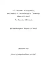 Science Project Progress Report Template