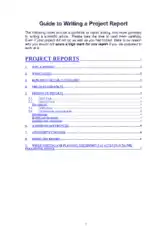 Science Project Written Report Template