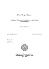 Theoretical Studies and Experimental Project Report Template