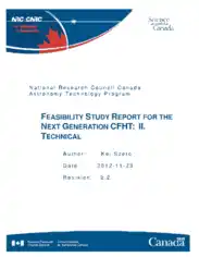 Next Generation Technical Feasibility Report Template