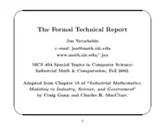 Simple Technical Report Template