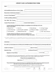 Free Download PDF Books, Credit Card Authorization Form Template