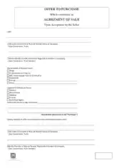 Simple Property Purchase Agreement Template
