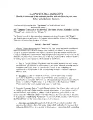 Free Download PDF Books, Business Purchase and Sale Agreement Template