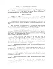 Stock Sale and Purchase Agreement Template