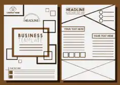Business Brochure Layout Design Free Vector