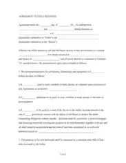 Basic Agreement to Sell Business Template