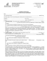 Business Opportuity Sale and Purchase Agreement Template