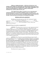 Free Download PDF Books, Business Associate Agreement Format Template