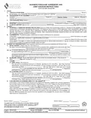 Business Purchase Agreement and Joint ESCROW Instructions Template