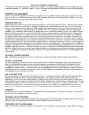 Cleaning Business Service Agreement Template