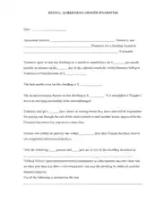 Free Download PDF Books, Month To Month Commercial Rental Agreement Template