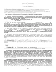 Sublease Agreement Format Template