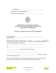 Free Download PDF Books, Owner Construction Management Agreement Template