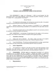 Accounting Consulting Services Agreement Template