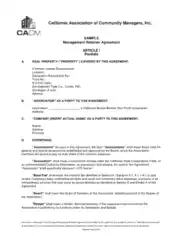 Free Download PDF Books, Management Retainer Agreement Template