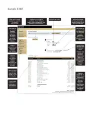 Electronic Billing Statement Sample Template