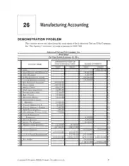 Manufacturing Accounting Template