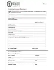 Free Download PDF Books, Employee Income Statement Sample Template