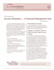 Free Download PDF Books, Income Statement a Financial Managing Tool Template