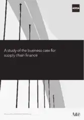 A Studdy of the Business Case for Supply Chain Finance Template