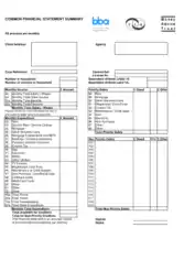 Common Financial Statement Template