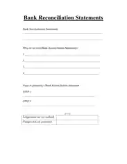 Bank Reconciliation Statement Format Template