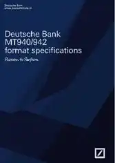 Deutsche Bank Statement Format Specification Template