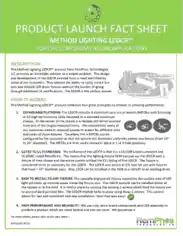 Product Launch Fact Sheet Template