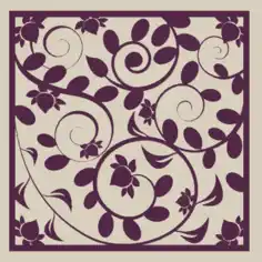 Free Download PDF Books, Flowers Background Violet Swirl Flat Decor Free Vector