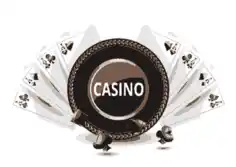 Casino Background Shiny 3D Decoration Cards Icons Free Vector