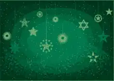 Decor Background Hanging Stars Icons Free Vector