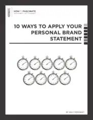10 Ways to Personal Brand Statement Marketing Template