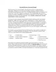 Personal Diversity Statement Template