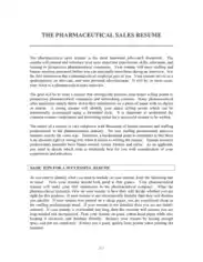 Free Download PDF Books, Example of Sales Resume Objective Statement Template
