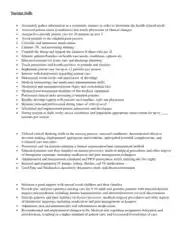Nursing Resume Objective Statement Template